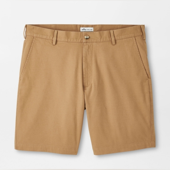 Peter Millar Crown Men's Pilot Twill Short Pima Cotton Classic-Fit NWT - Picture 1 of 14